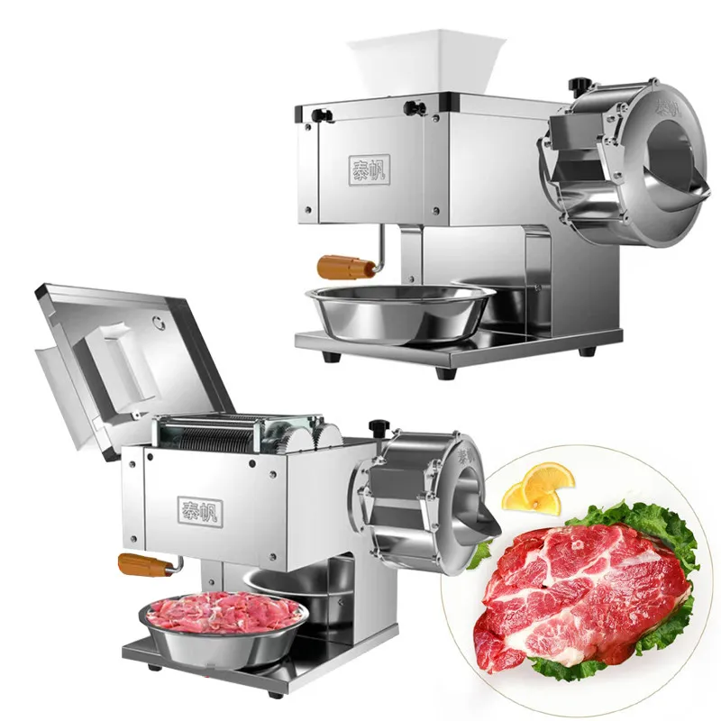 Wielofunkcyjny Cutter Meat Cutter Warzywo Slicer Meat 110V / 220 V Wysokiej jakości wieprzowina Wołowina Maszyna do cięcia mięsa