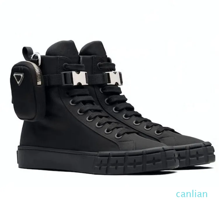 Clienti Designer con Confronta con articoli simili Wheel Re-nylon Luxurys Designer Scarpe Uomo Donna Gabardine Sneakers alte