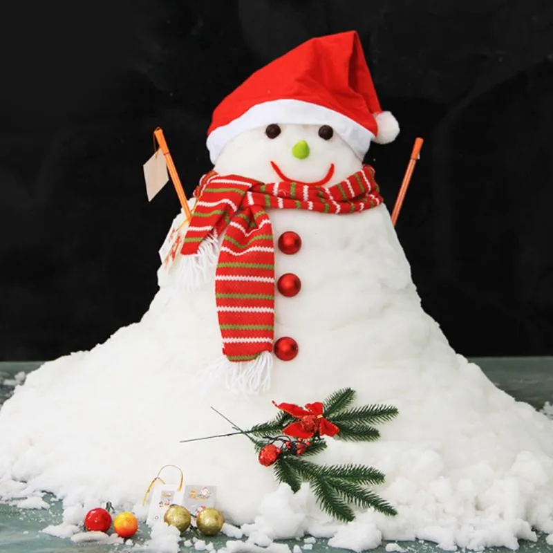 Christmas Decorations 50g Decoration Artificial Plastic Dry Snow Powder Xmas Gift Home Party DIY Scene Props
