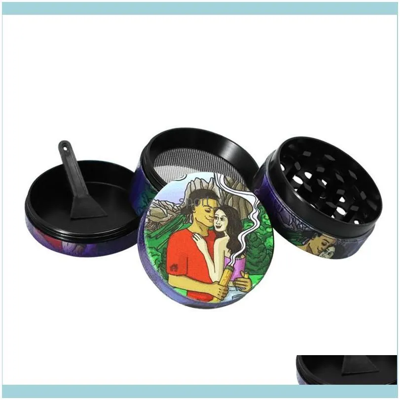 Lady Hornet Series 40mm Zinc Alloy Smoke Grinder Painted All-Inclusive cigarette Grinders