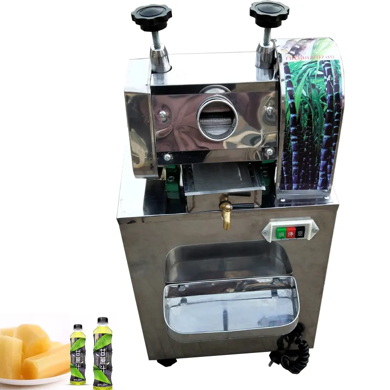 Stainless Steel Sugarcane Juice Machine Commercial Fully Automatic Squeezer Extractor