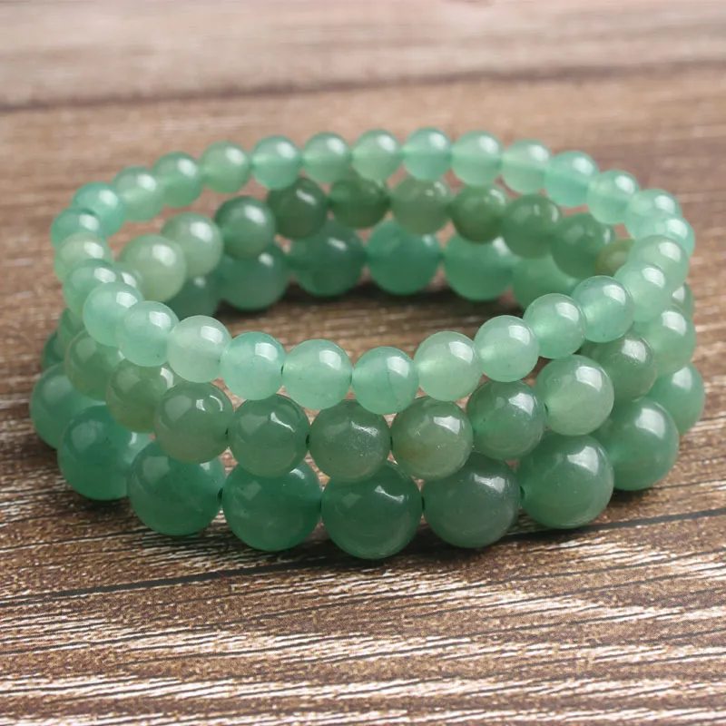 Fashion natural Jewelry green aventurine beads bracelet be fit for men and women Accessories and amulets