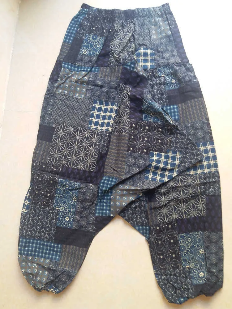 Harembroek voor heren, casual losse pasvorm, yogabroek, elastische
