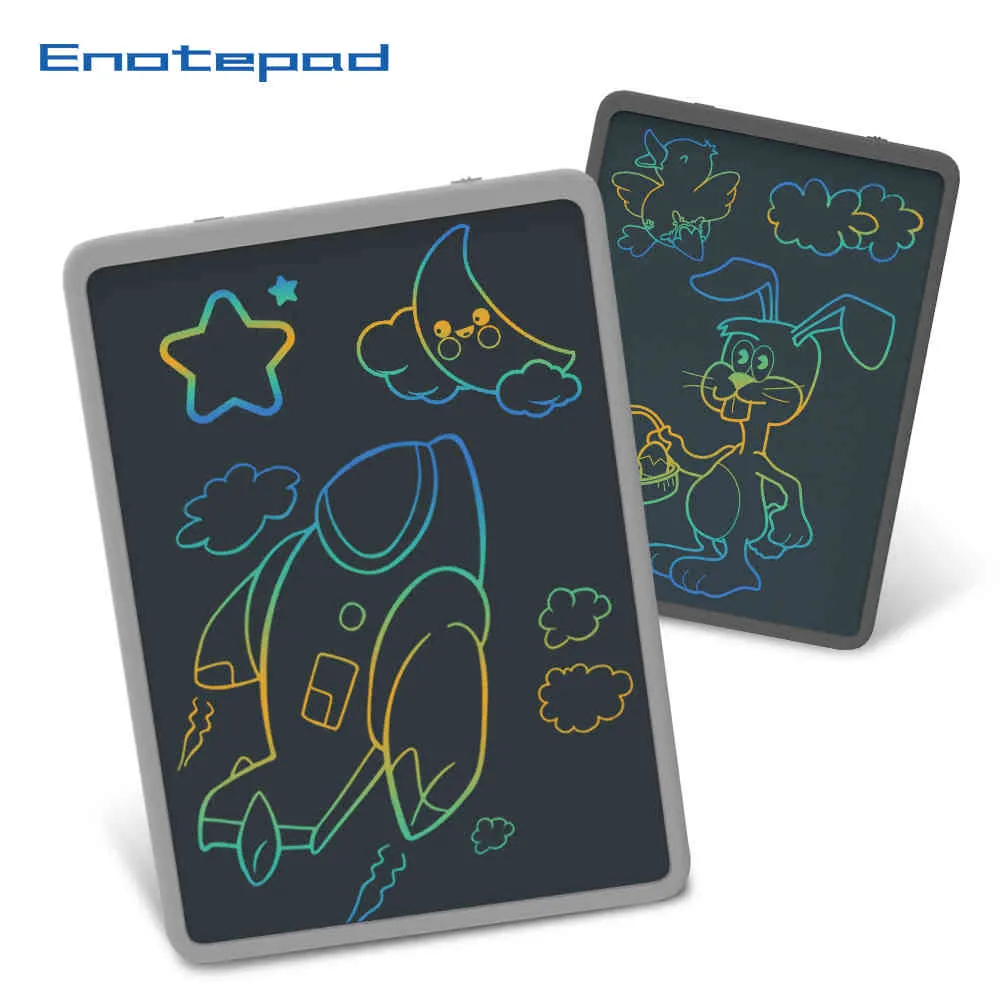 Enotepad 11インチグラフィック描画タブレットスタイラスタッチペンキッズギフト玩具ワークメモパッド液晶ライティングボード電子メモ帳