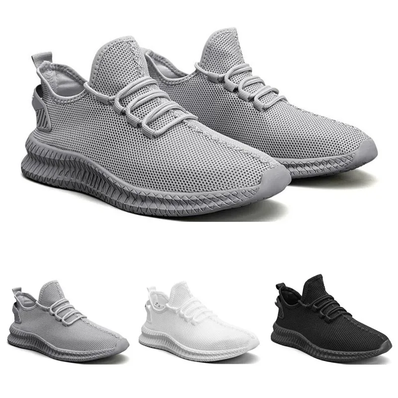 nouvelle mode hommes chaussures de course en plein air grande taille baskets noir blanc marron garçons doux confortable formateurs de sport à l'extérieur 39-47