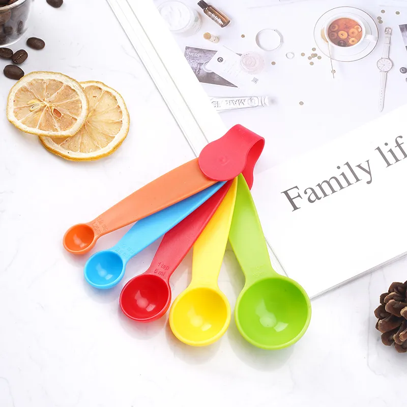 Measuring Spoon Set Baking Cake Milk Powder Coffee Color Measuring Baking  Gadget And Gear Banani From Gardenspirit, $2.94