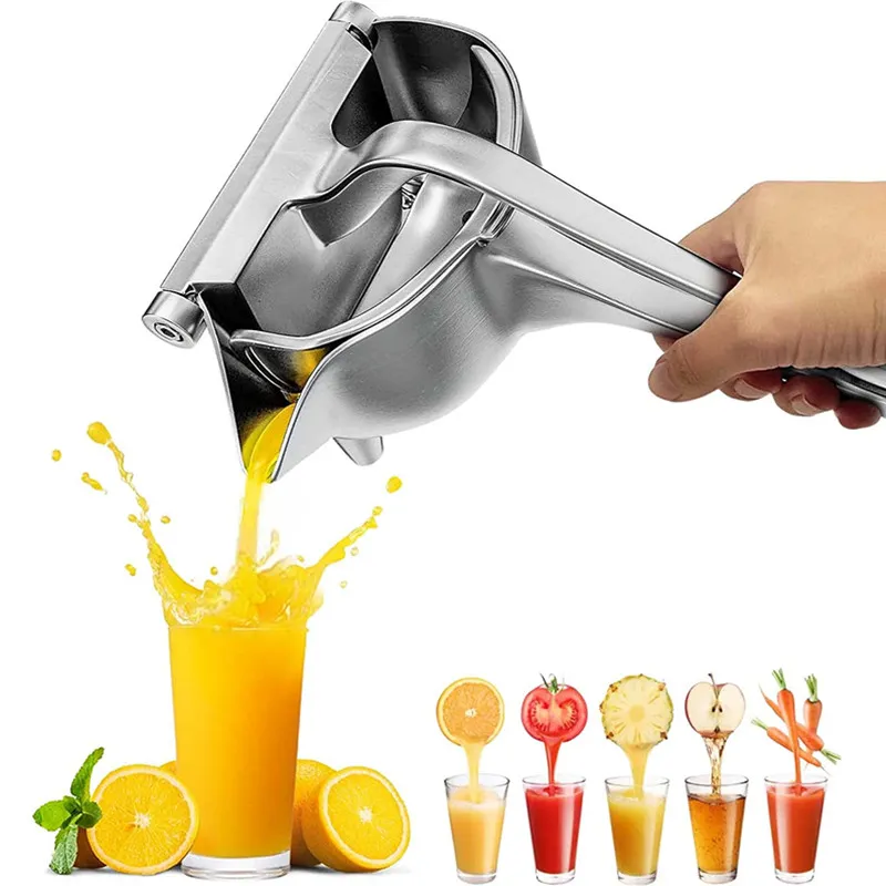 3 Tamanho Escolhido Ferramentas Suco Suco Espremer Manual Espremedor Alumínio Liga De Alumínio Imprensa Destacável Limão Lima Lima Lime Squeezer Para Pressionar Limões, Laranjas, Pomegranat