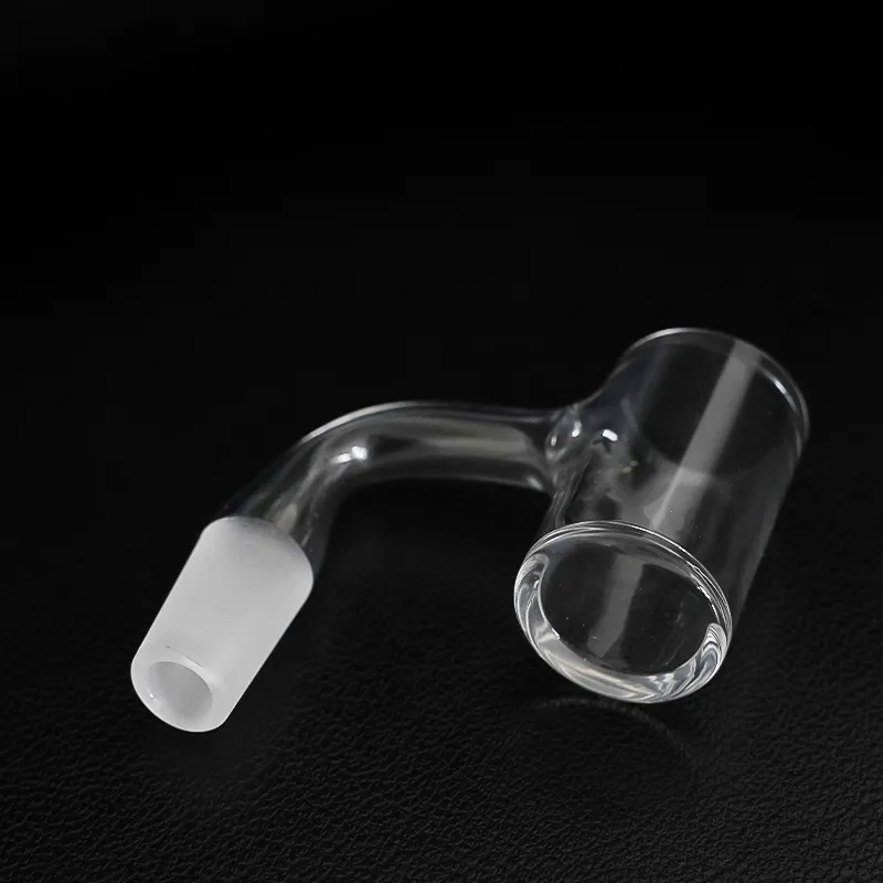 25mm OD Fully Weld Quartz Banger Smoking Accessories 14mm 10mm Male Joint Beveled Edge 90 45 Degree Oil Dab Rigs Seamless Bangers For Bongs FWQB01