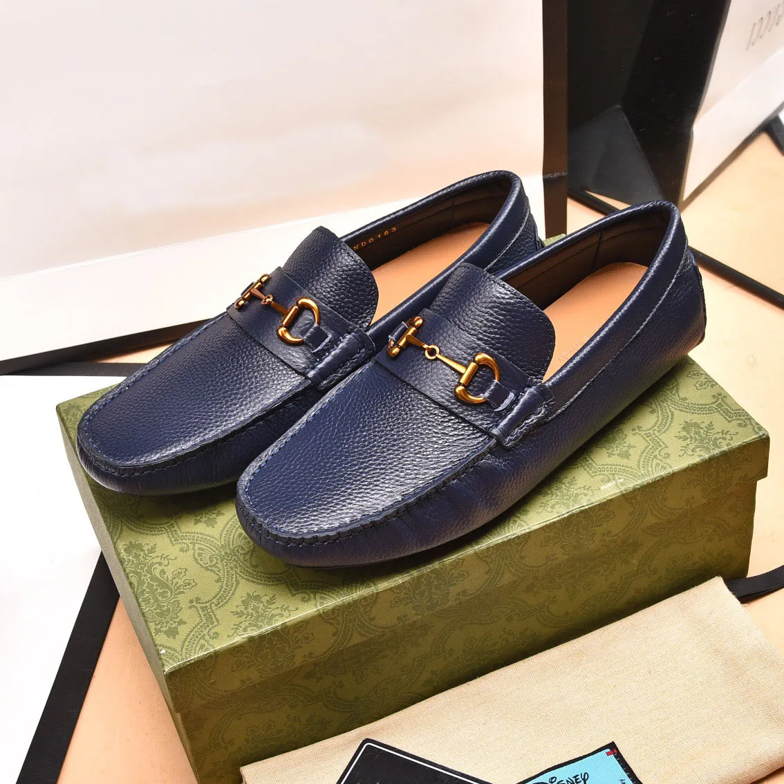 Men's Genuine Leather Dress Shoes Formal Office, Wedding Casual  Comfortable Business Shoes Size 38-46