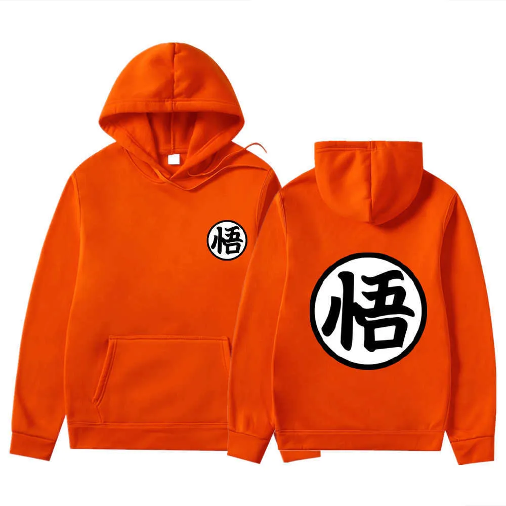 Uomo Felpe con cappuccio Felpe Autunno Inverno Moda Goku stampa Felpa con cappuccio Goku Felpe Uomo Donna Oversize con cappuccio Giappone Streetwear H0910