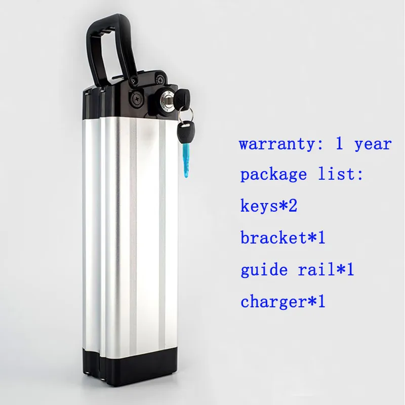 36V/48V Lithium-ion Ebike Battery - Rechargeable Battery With BMS For Electric Bikes & Scooters