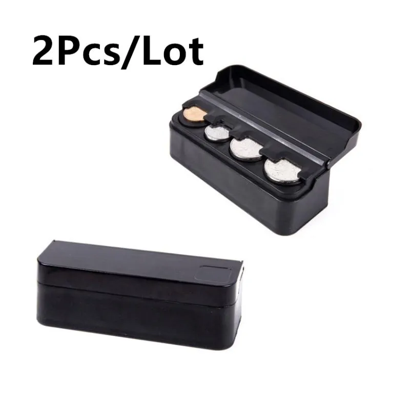 منظم السيارات 2PCS LOT Auto Auto على متن الطائرة COIN BOX EURO DOFENSER COINS HOLDARTS ANDRAWS POCTION CASES B268R