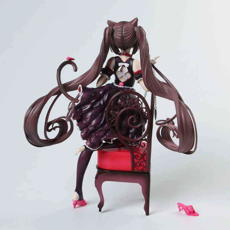 Nekopara Azuki & Kokosnuss Figur – 22 Cm, PVC, Anime-Sammlerstück