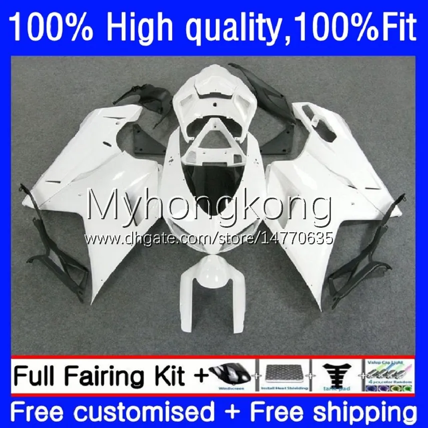 Ducati 848R 1098R 1198R 848 1098 1198R 848 1098 1198 S R Gloss White Bodywork 14no.18 848S 1098S 07 08 09 10 11 12 1198S 2007 2009 2011 2012 OEM 바디 키