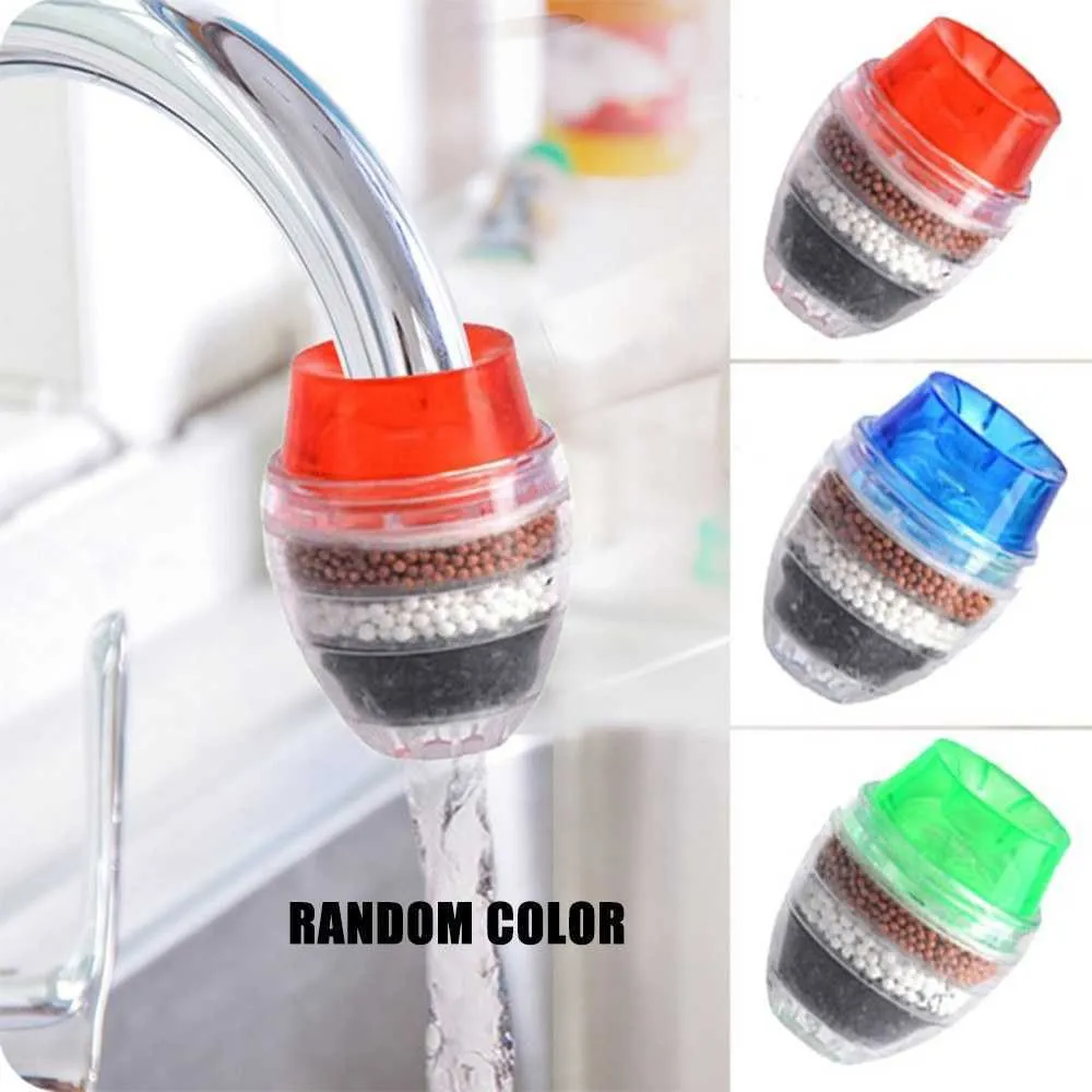 Kitchen Tap Head Faucet Water Filter Purifier Sprayer Filtration Activated Carbon Chlorine Fluoride Heavy Metals Water Tap Filter