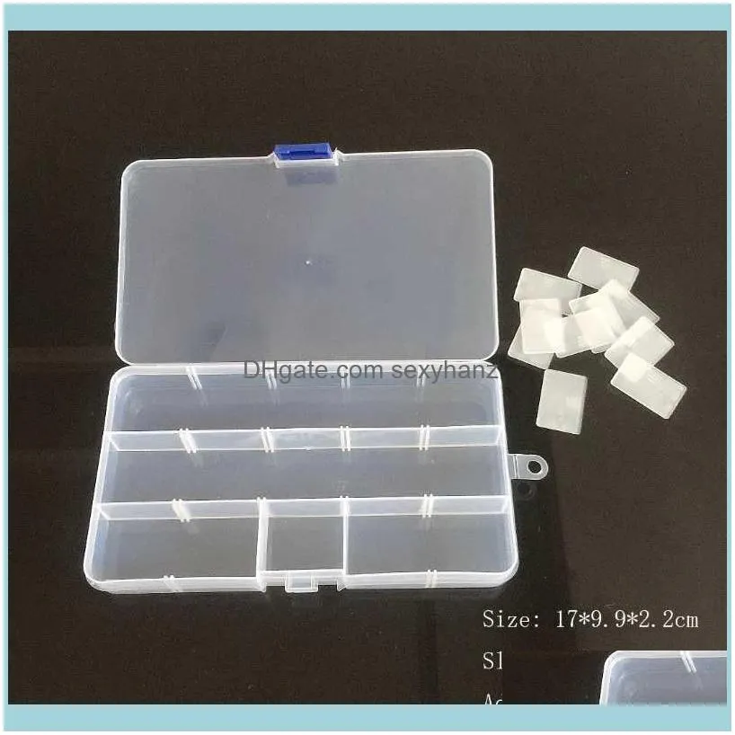 Plastic Storage Jewelry Display Accessories Beads Earrings Necklace Bracelet Ring Box Packaging Organizer Pouches, Bags