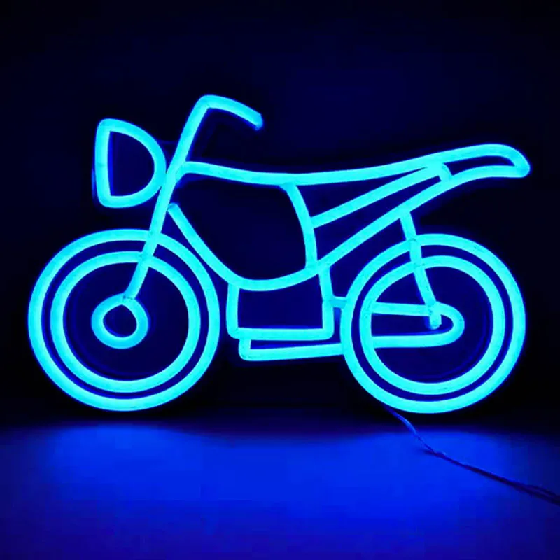 Motorcykel Sign Bar KTV Club Home Wall Decoration Fashion Handgjorda Neon Light 12 V Super ljus