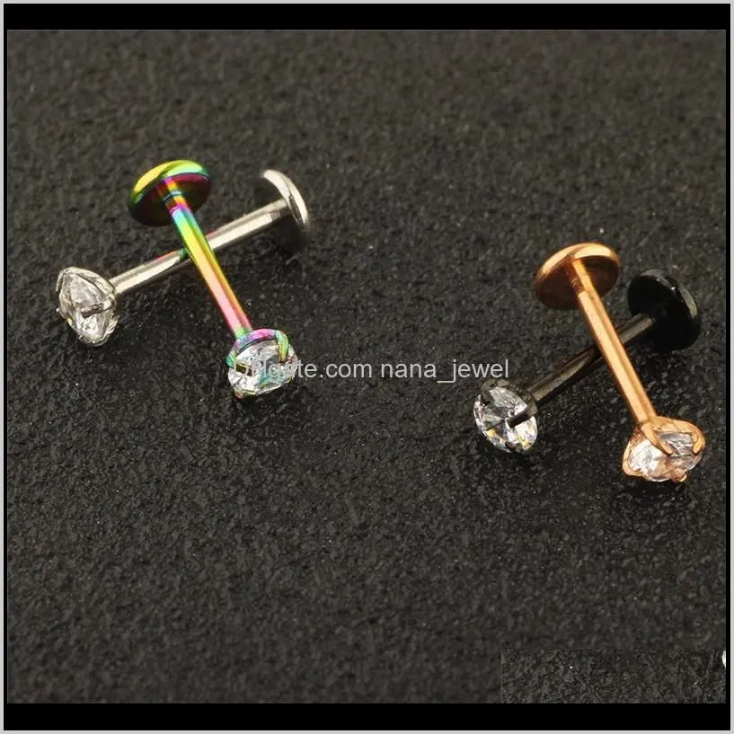 surgical stainless steel eyebrow nose lip captive bead ring tongue piercing tragus cartilage earring body jewelry