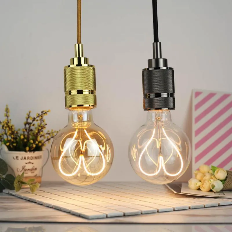 Lampen Home Retro Bulb E27 Licht LED Filament 110 V 220 V 4 W Dimbaar G95 Vintage Ampoule Gloeiende spiraallamp