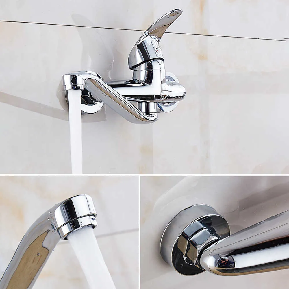 Grifo De Cocina Con Doble Manija Para Agua Fría Y Caliente | Cuotas Sin