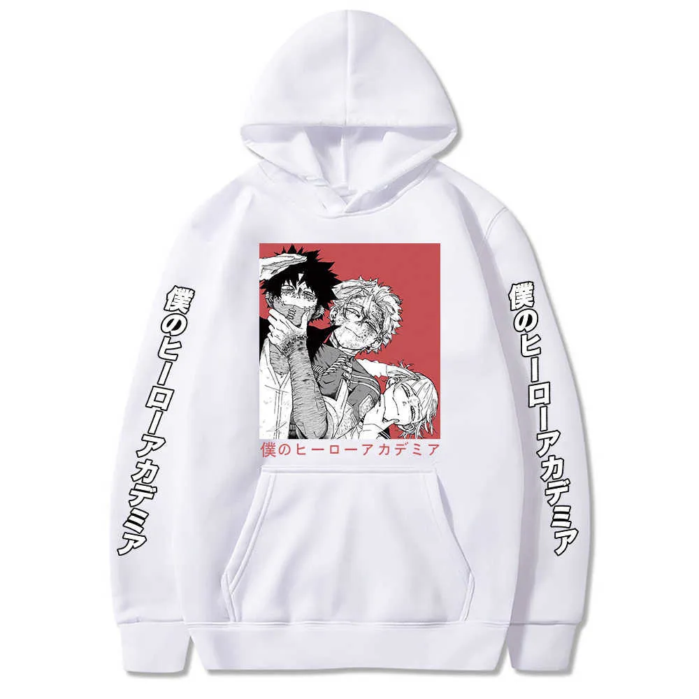 My Hero Academia Printed Hawks Toga Ahegao Hoodie Himiko Dabi Long