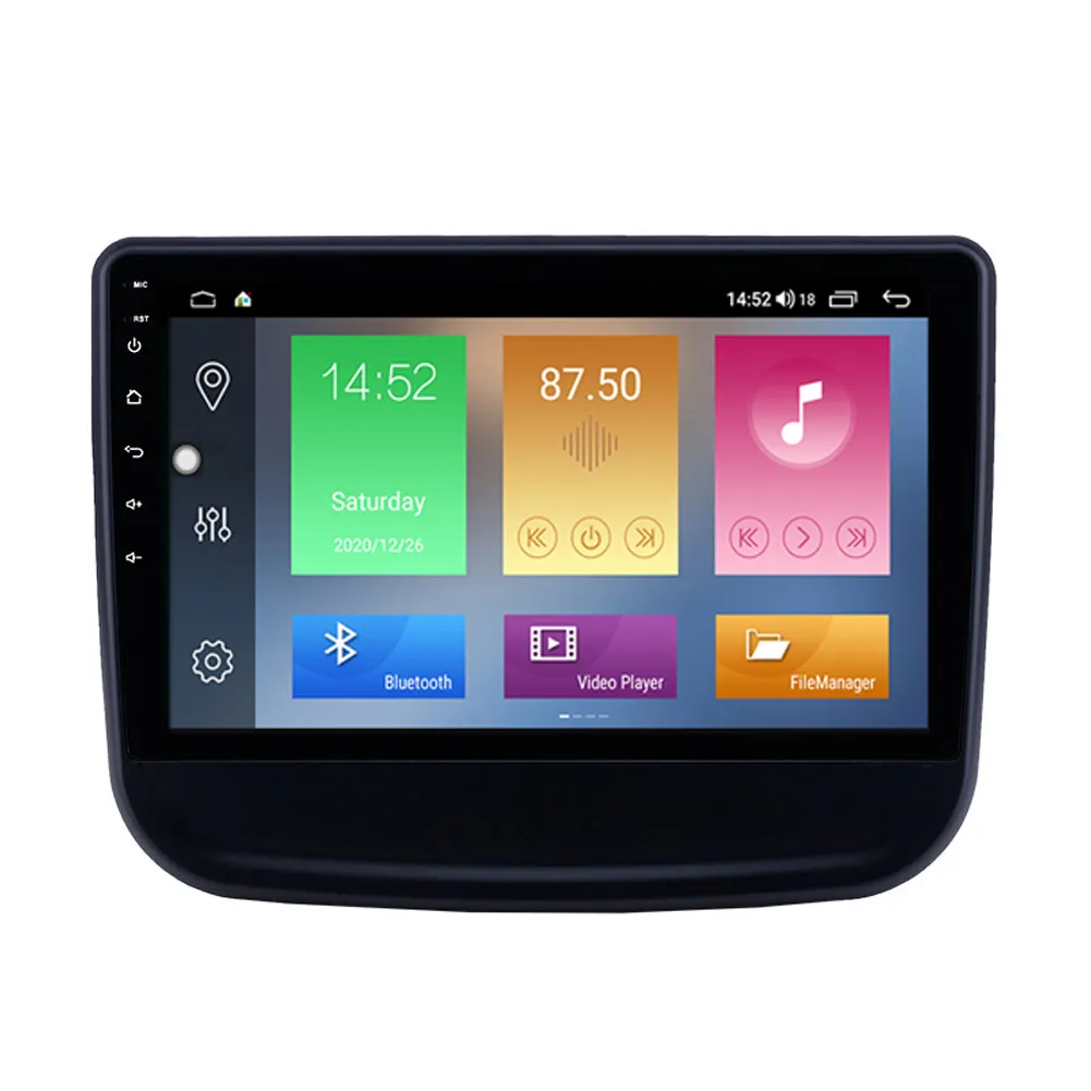 Chevy Chevrolet Equinox için Android Araba DVD Oynatıcı 2016-2018 10 inç GPS Navigasyon Sistemi Multimedya Dokunmatik Ekran Radyo 2G + 32G ile Bluetooth USB Wifi Aux