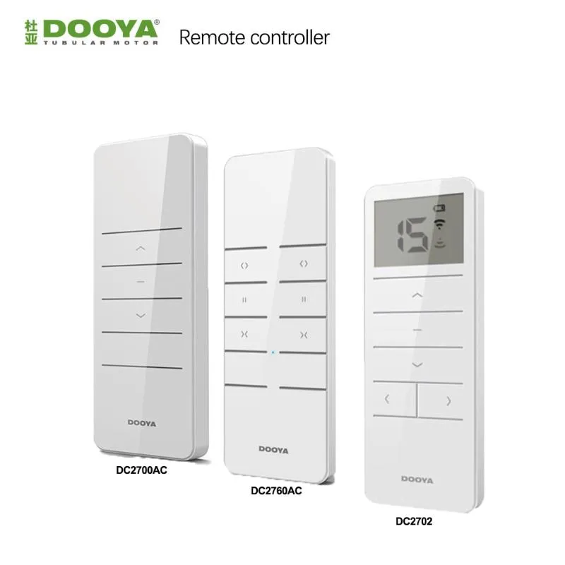 Controle Início Inteligente Dooya DC2700 / 2760C / 2702 Controlador Remoto de 15 Canais para Motor Curtiano Elétrico DT52E, Tuya WiFi / Zigbee Cortina