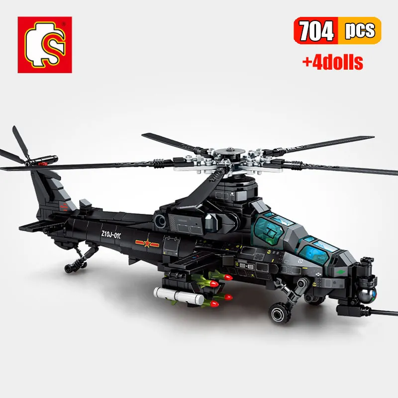Mega Creative - Jouets de l'armée - Militaire - Avec hélicoptère