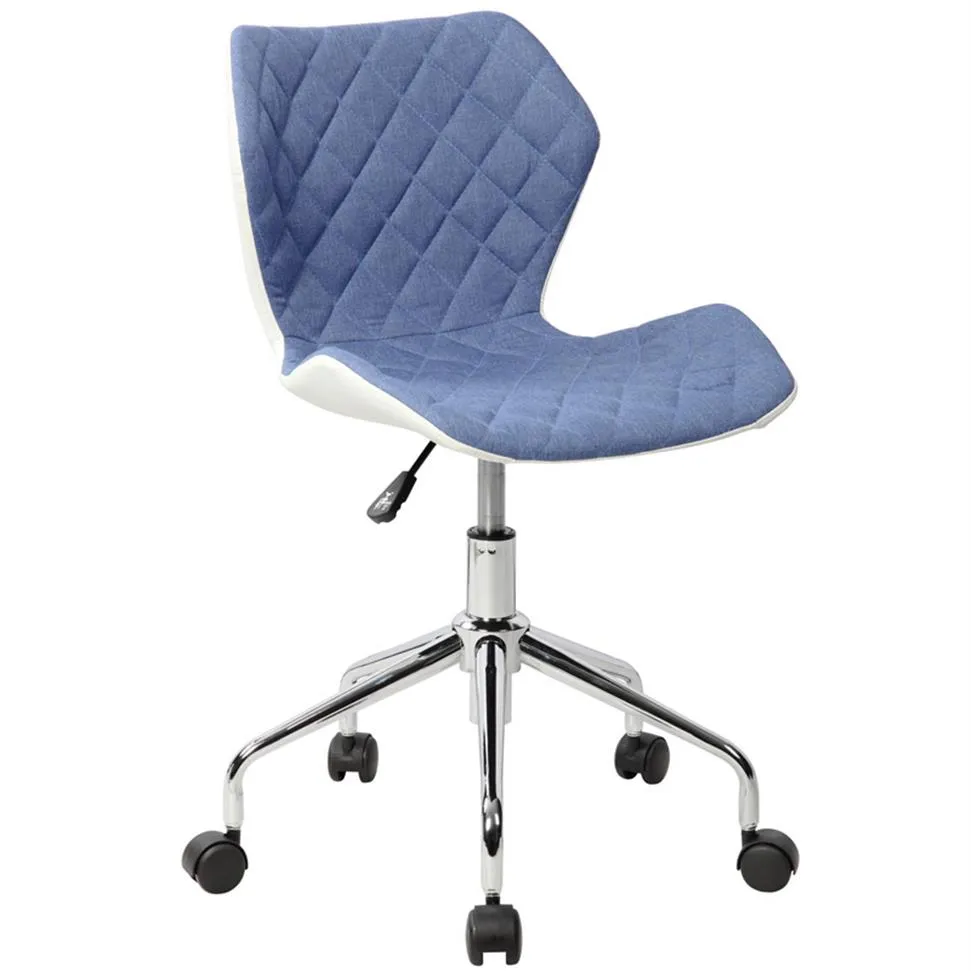 미국 주식 상업용 가구 현대 높이 조정 가능한 사무실 작업 의자, 블루 A30