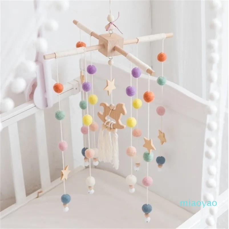 Mobile bébé en bois, carillons éoliens pour enfants suspendus, carillon à  vent en bois pour chambre à coucher, pour la décoration de lit de bébé à  domicile