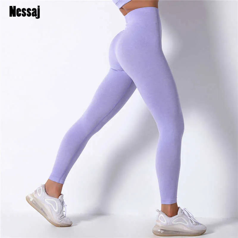 Nessaj High Waist Spandex Seamless Seamless Gym Leggings For Women Scrunch  Butt Design, Ideal For Sports, Fitness, Gym, And Booty Workouts From  Yiwupcs, $25.38