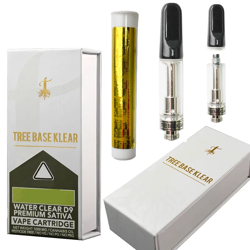 Newest Tree Base Klear Vape Cartridge Packaging 0.8ml 1.0ml Ceramic
