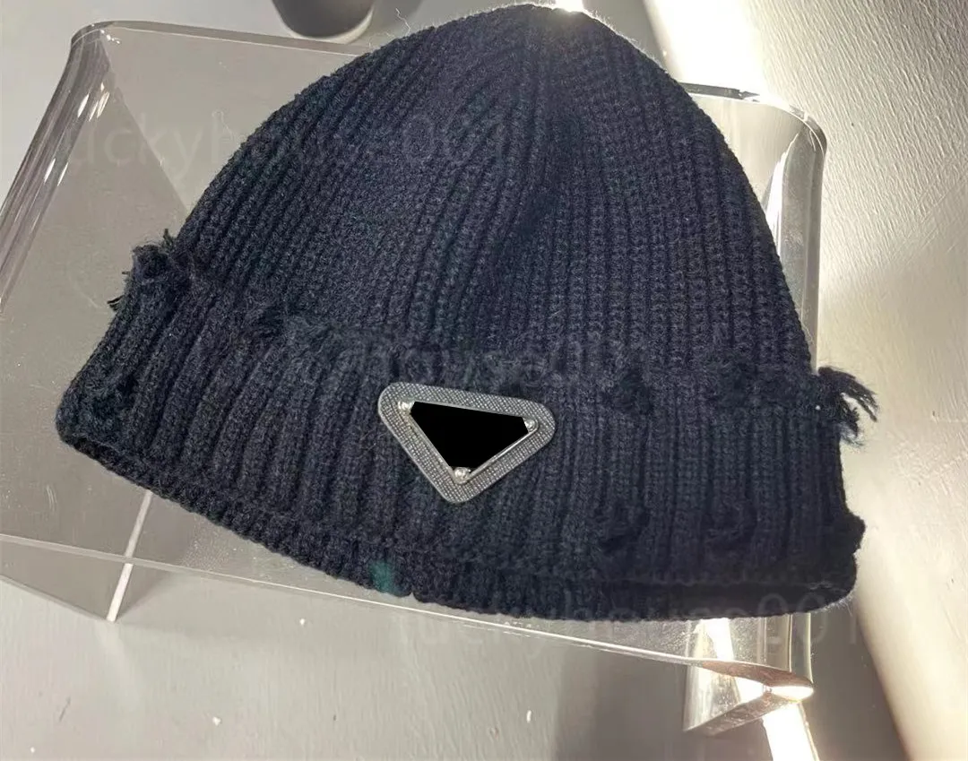 2021 automne et hiver chaud hip hop laine chapeau hommes et femmes trou tricoté chapeau loisirs propriétaire peau de melon chapeau top qualité multicolore en option fabricant en gros