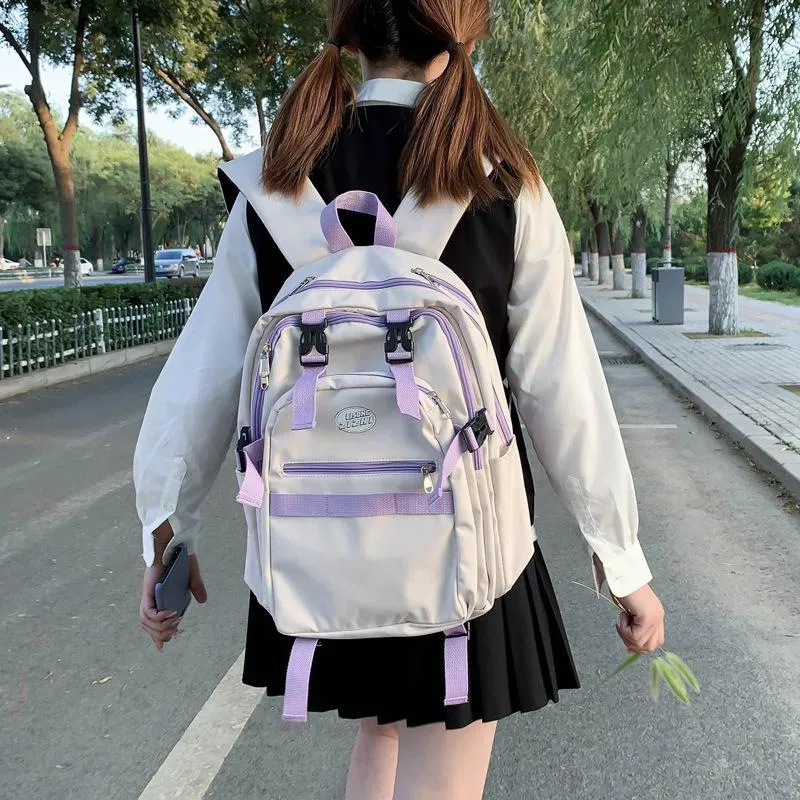 Backpack Back Pack Rucksack Plecaki High School Students Morrales