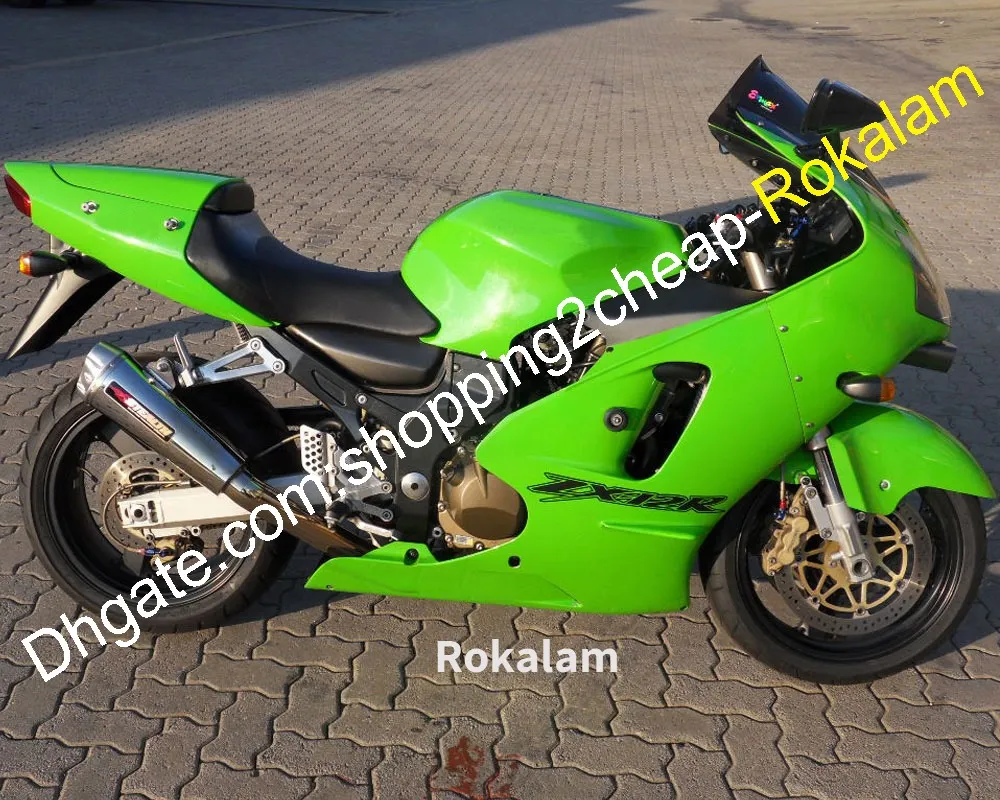 ZX12R Complete Set Fairing For Kawasaki Ninja ZX-12R 00 01 ZX 12R 2000 2001 Popular Green ABS Bodywork Cowling Kits (Injection molding)