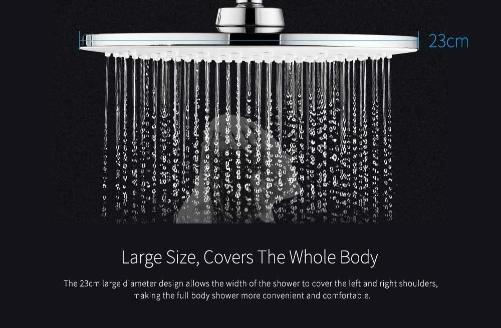 Dabai DMDP001 Large Round Shower Head Pressurized Overhead Shower-caddy ( Xiaomi Ecosystem Product )- Silver