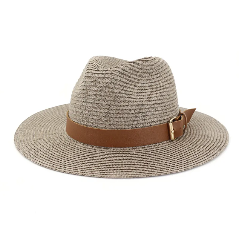 Summer Sea Beach Cap Sun Hat Femmes Hommes Jazz Herbe Chapeaux De Paille Filles Large Bord Chapeau Hommes Mode Panama Caps Homme Femme Couple Voyage Sunhat NOUVEAU