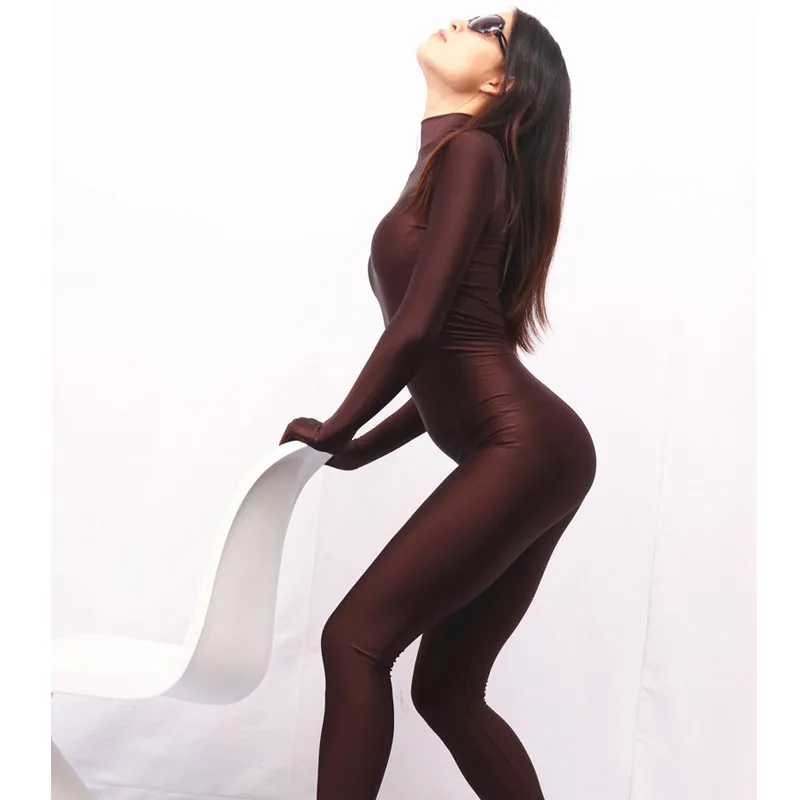 Shiny Lycra Full Body Pantyhose Bodysuit For Women Perfect For