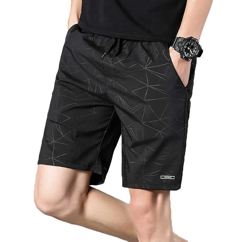 Pantaloncini da uomo Pantaloncini da spiaggia da uomo estivi 2020 Nuova moda Modello di stampa Casual Pantaloni ad asciugatura rapida Bermuda maschile Pantaloni corti dritti Marca G230315