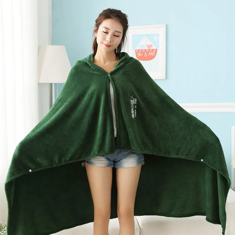 Attack on Titan Hooded Throw Blanket Plush Fleece Warm Cozy Scout Regiment Design for Kids Adults 2024
