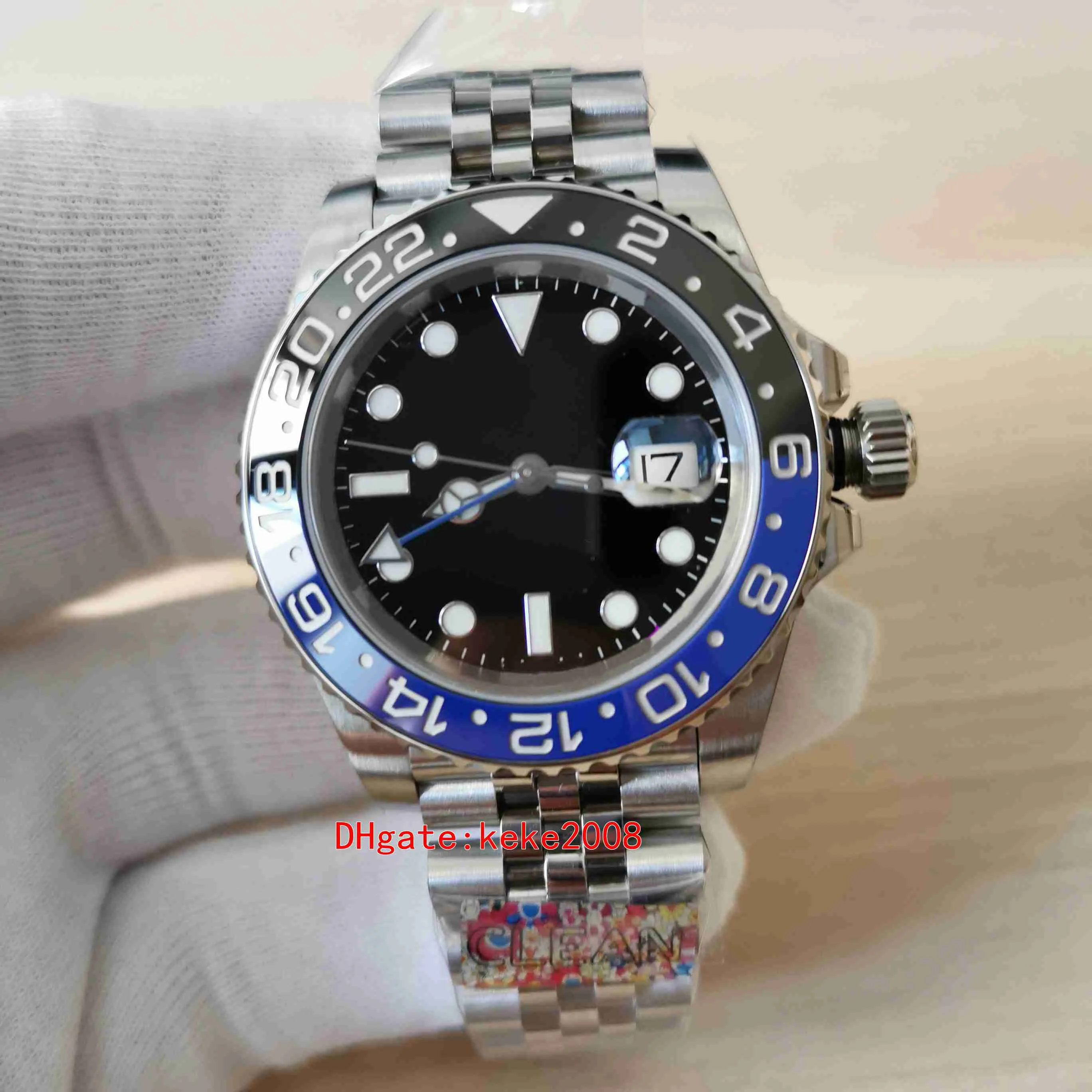 40mm Wrist Watch Premium 904L Steel Super Watch With Ceramic Bezel ...