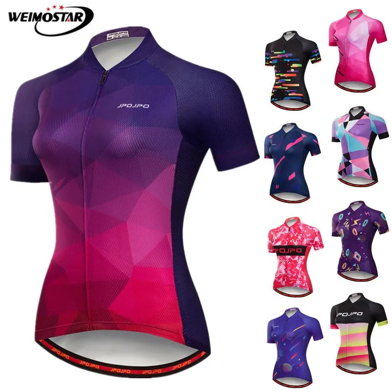 Weimostar Women Cycling Jersey 2021 Pro Team Camicia da bicicletta Estate Mountain Bike Abbigliamento Quick Dry mtb Bike Jersey Ropa Ciclismo