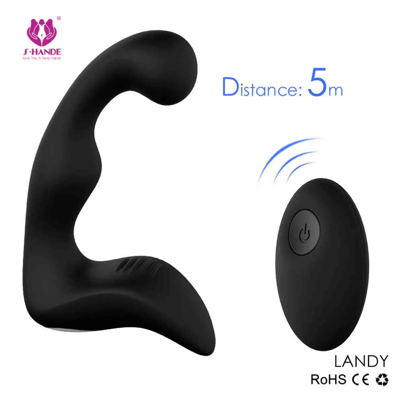 Vibratori NXY 9 velocità Controllo wireless Punto G Anale Butt Plug Coda Vibratore Massaggiatore prostatico per uomo gay Giocattoli sessuali per donne 1125