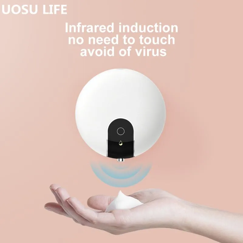 Liquid Soap Dispenser UOSU Automatic 500ML Drop Foam Smart Kitchen Infrared Sensor Bathroom Accessories