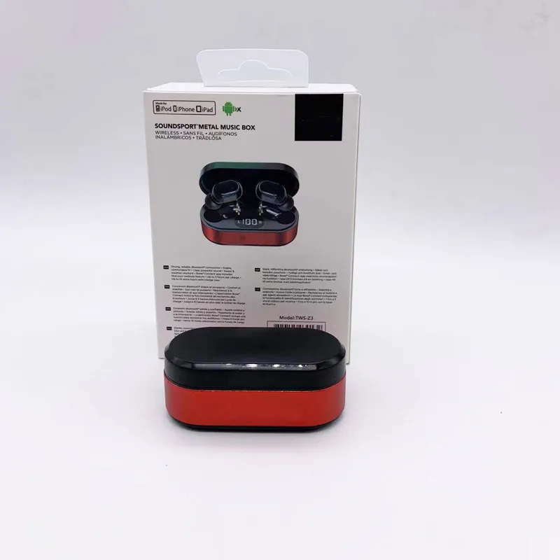Z3 Tws Led Display Wireless Headphones 8D Stereo Sound Bluetooth