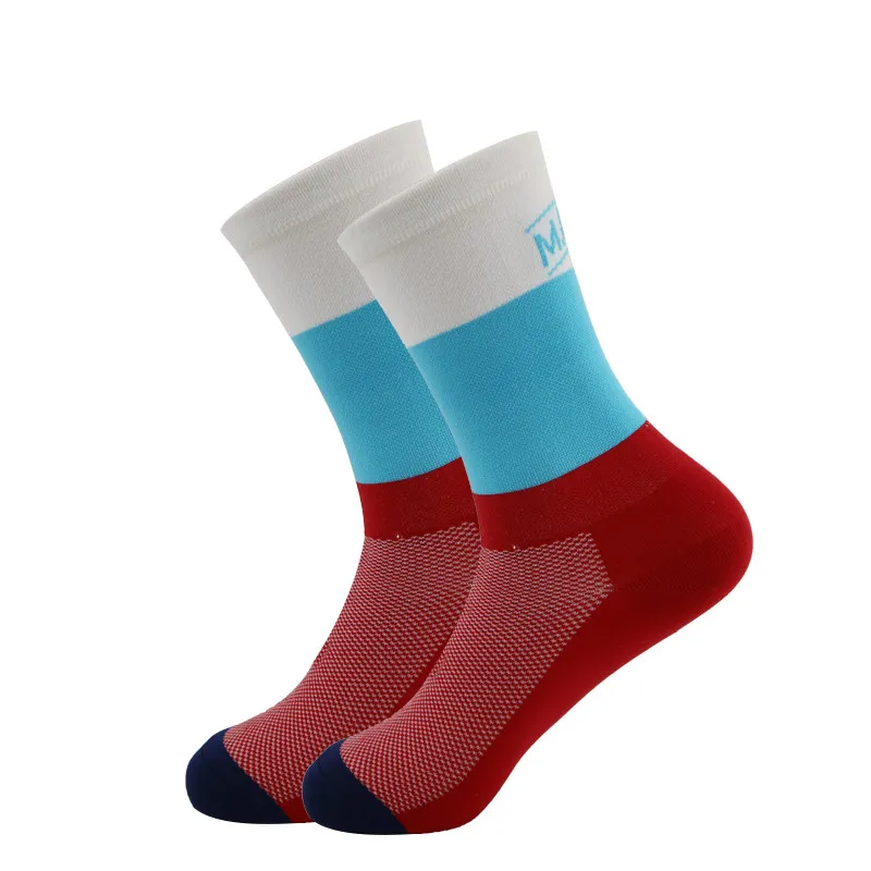 Nuevos calcetines deportivos antideslizantes transpirables para hombre, para Yoga, baloncesto, fútbol, tenis, bádminton, ciclismo, bicicleta