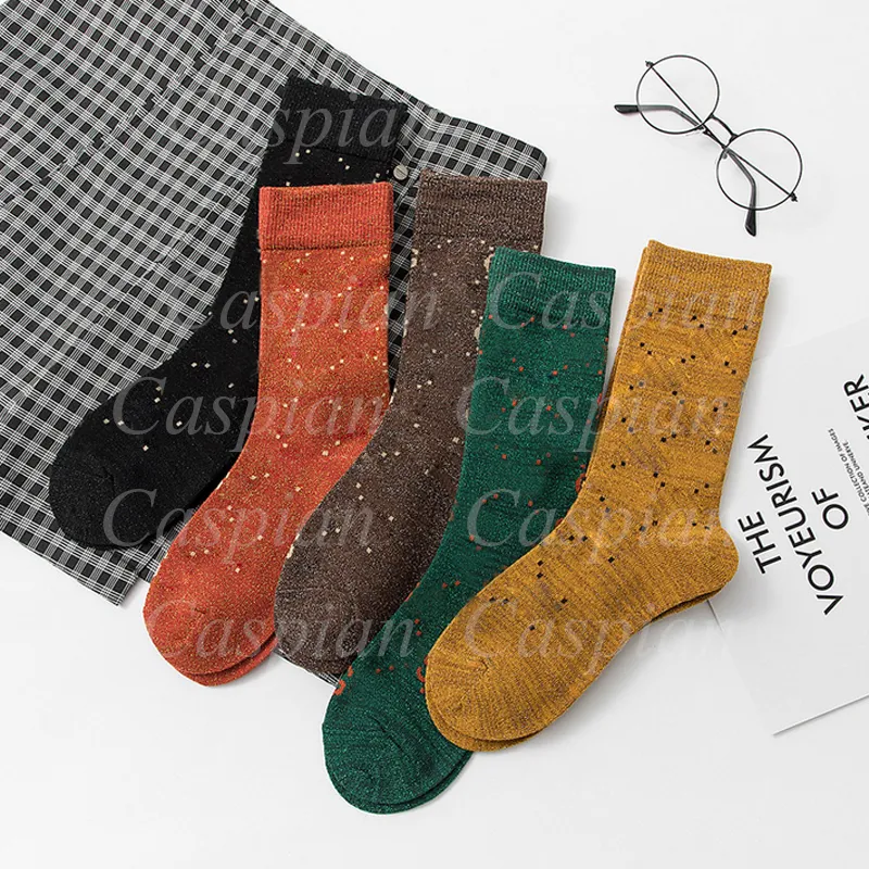 Atmungsaktive Glitzer-Buchstabensocken, mehrfarbige Damen- und Mädchen-Buchstaben-Socken für Geschenk, modische Strumpfwaren, Großhandelspreis, hohe Qualität