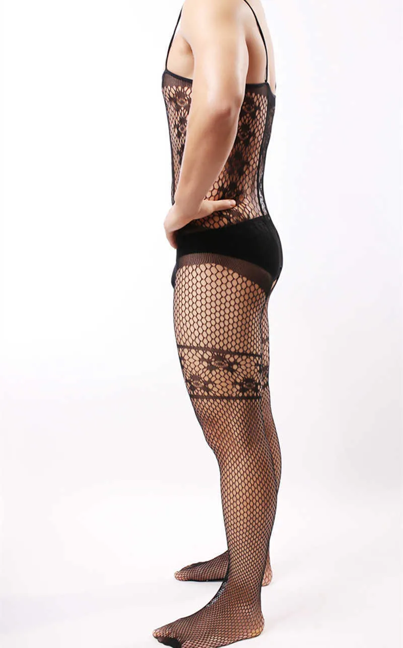 Esotico Lingerie Uomo Sexy Lingerie Body Porno Tubo Intimo Hot Costumi Sexy  Calze Biancheria Intima Rete Elastica Nera Da 2 € | DHgate