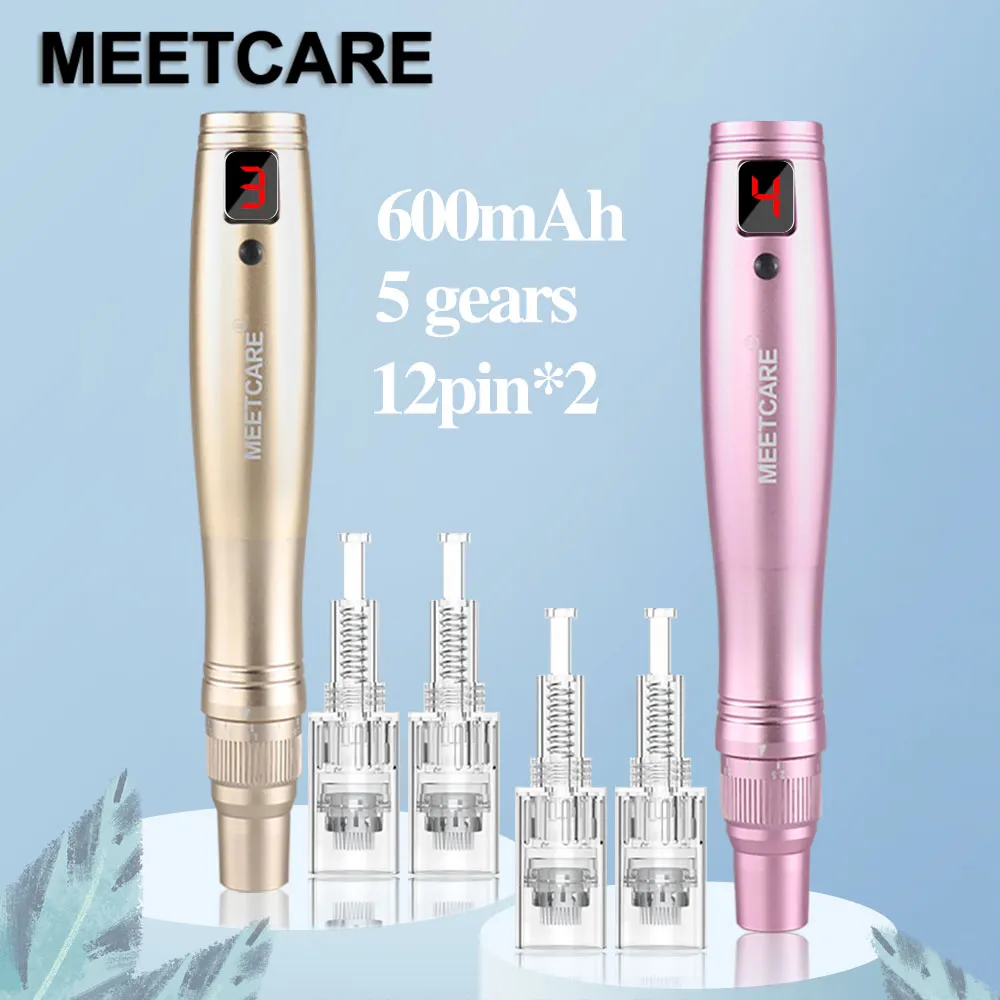 무선 박사 펜 Microneedle Ultima Dermapen Professional Micro Needling Mesotherapy 자동 Derma 시스템 치료 뷰티 도구