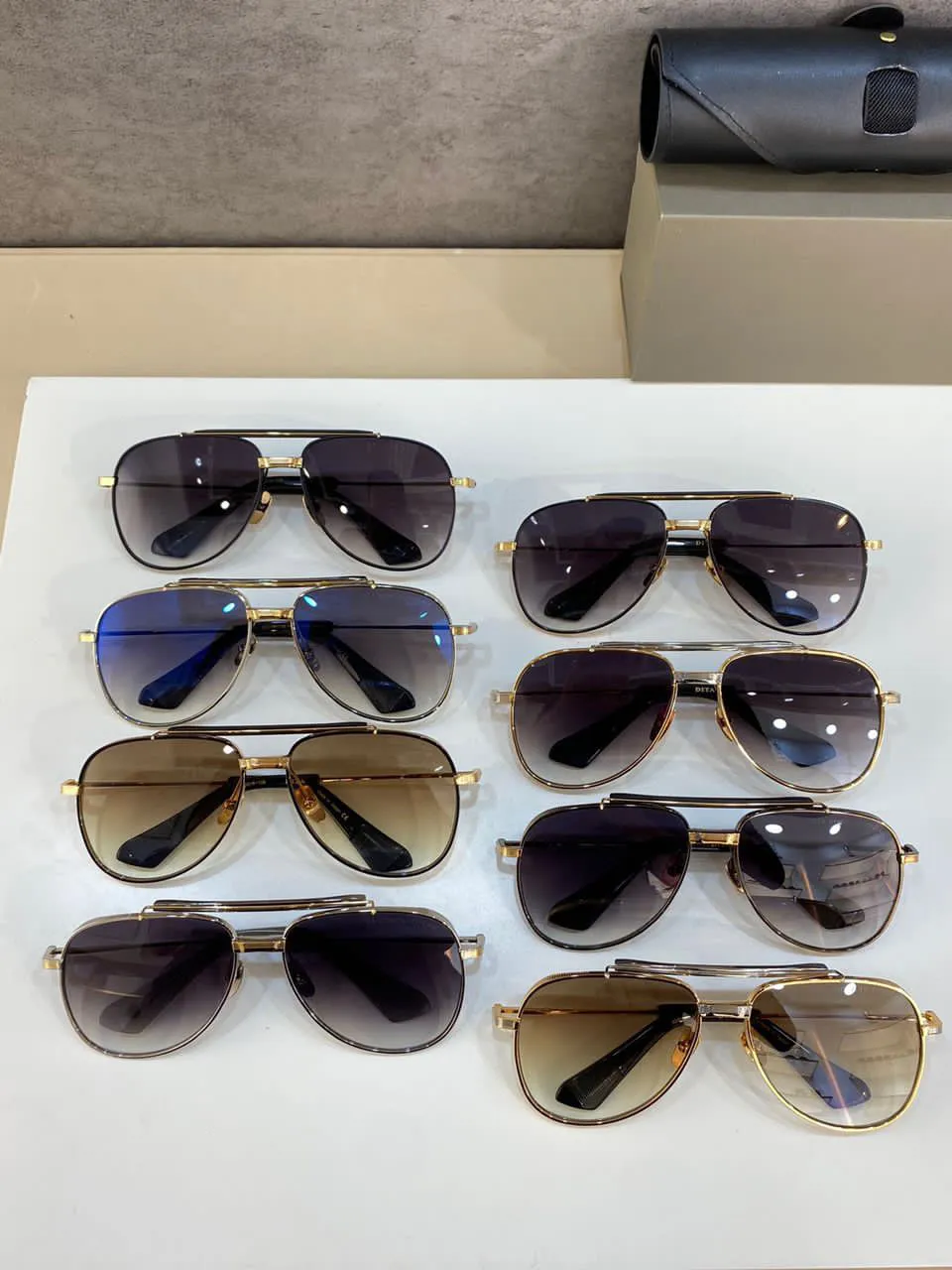 Occhiali da sole da uomo per le donne Ultime vendite di moda 404 Occhiali da sole Occhiali da sole da uomo Gafas De Sol Lenti UV400 in vetro di alta qualità con scatola 11